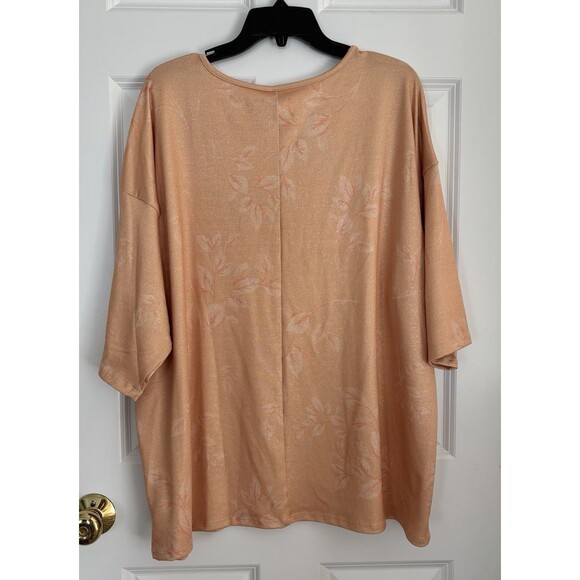 EMILY DANIELS WOMENS TOPS PULLOVER SCOOP NECK 3/4 SLEEVE FALL PUMPKING CARDINALS - Picture 4 of 7